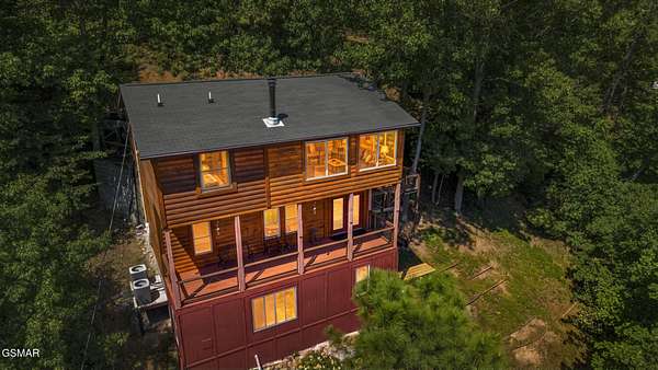 4.54 Acres of Land with Home for Sale in Sevierville, Tennessee