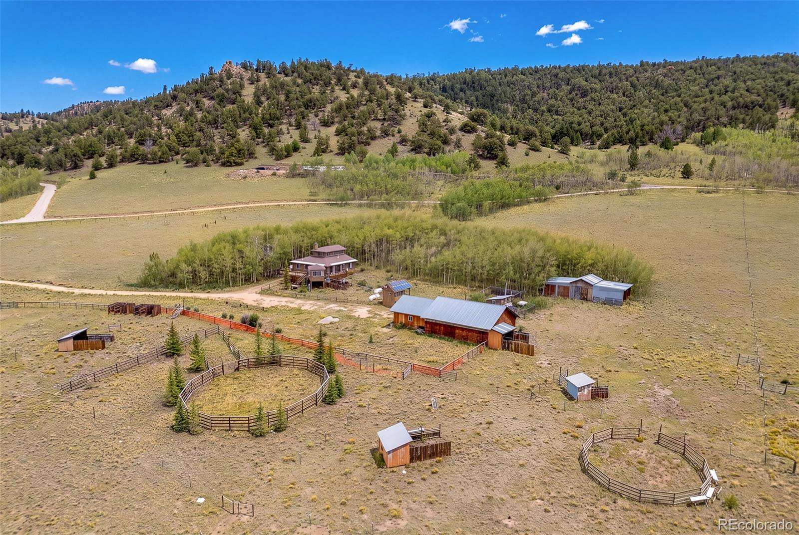 35 Acres of Land with Home for Sale in Fairplay, Colorado