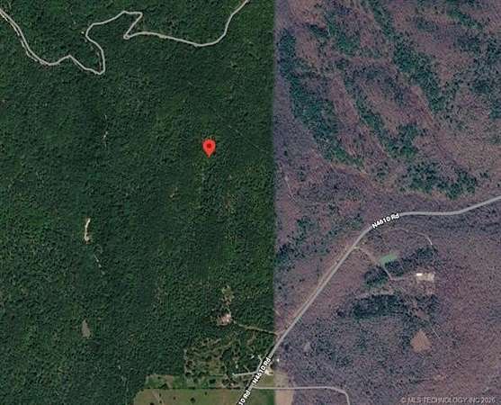 10 Acres of Recreational & Residential Land for Sale in Bunch, Oklahoma