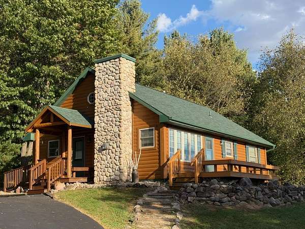 40 Acres of Recreational Land with Home for Sale in Shawano, Wisconsin