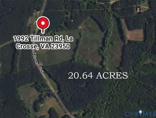 20.6 Acres of Recreational & Residential Land for Sale in La Crosse, Virginia