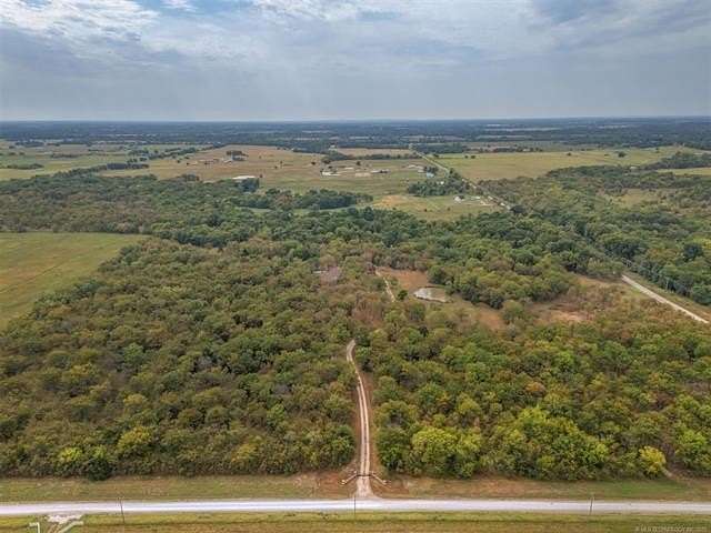 20 Acres of Recreational Land with Home for Sale in Haskell, Oklahoma