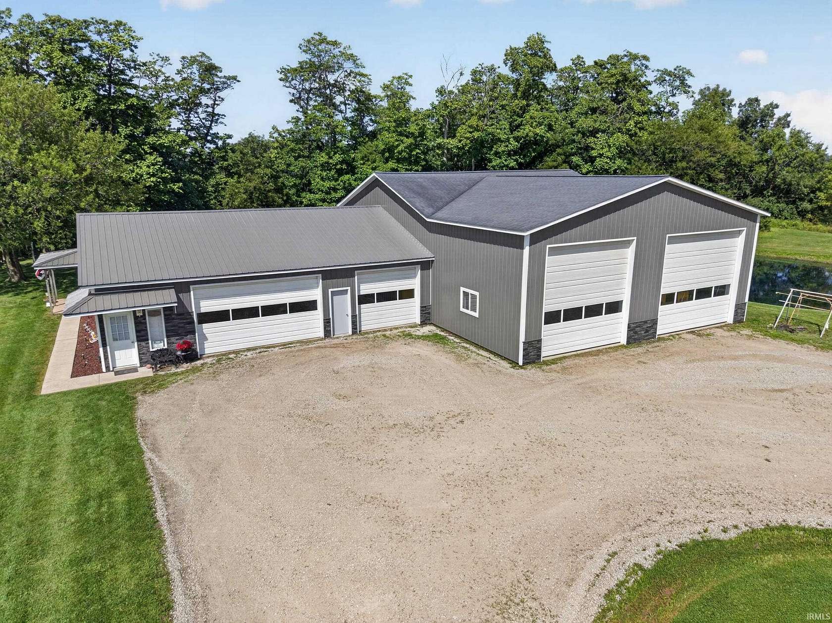 4 Acres of Land with Home for Sale in Montpelier, Indiana