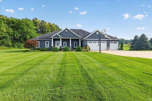 4.85 Acres of Land with Home for Sale in Middlebury, Indiana
