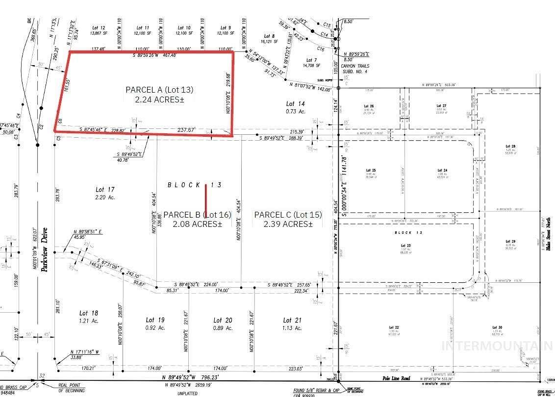 2.24 Acres of Commercial Land for Sale in Twin Falls, Idaho