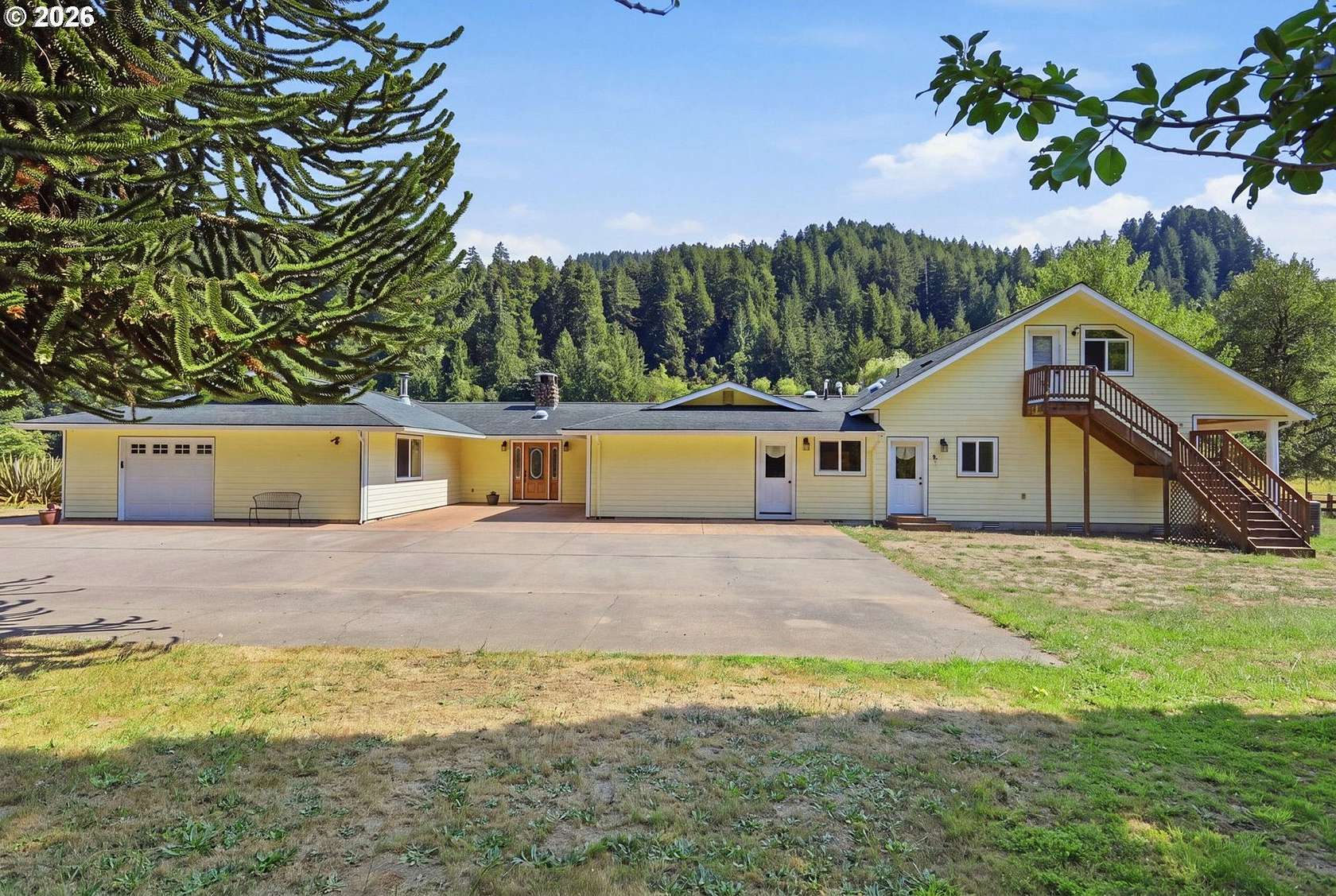 9.68 Acres of Land with Home for Sale in Florence, Oregon