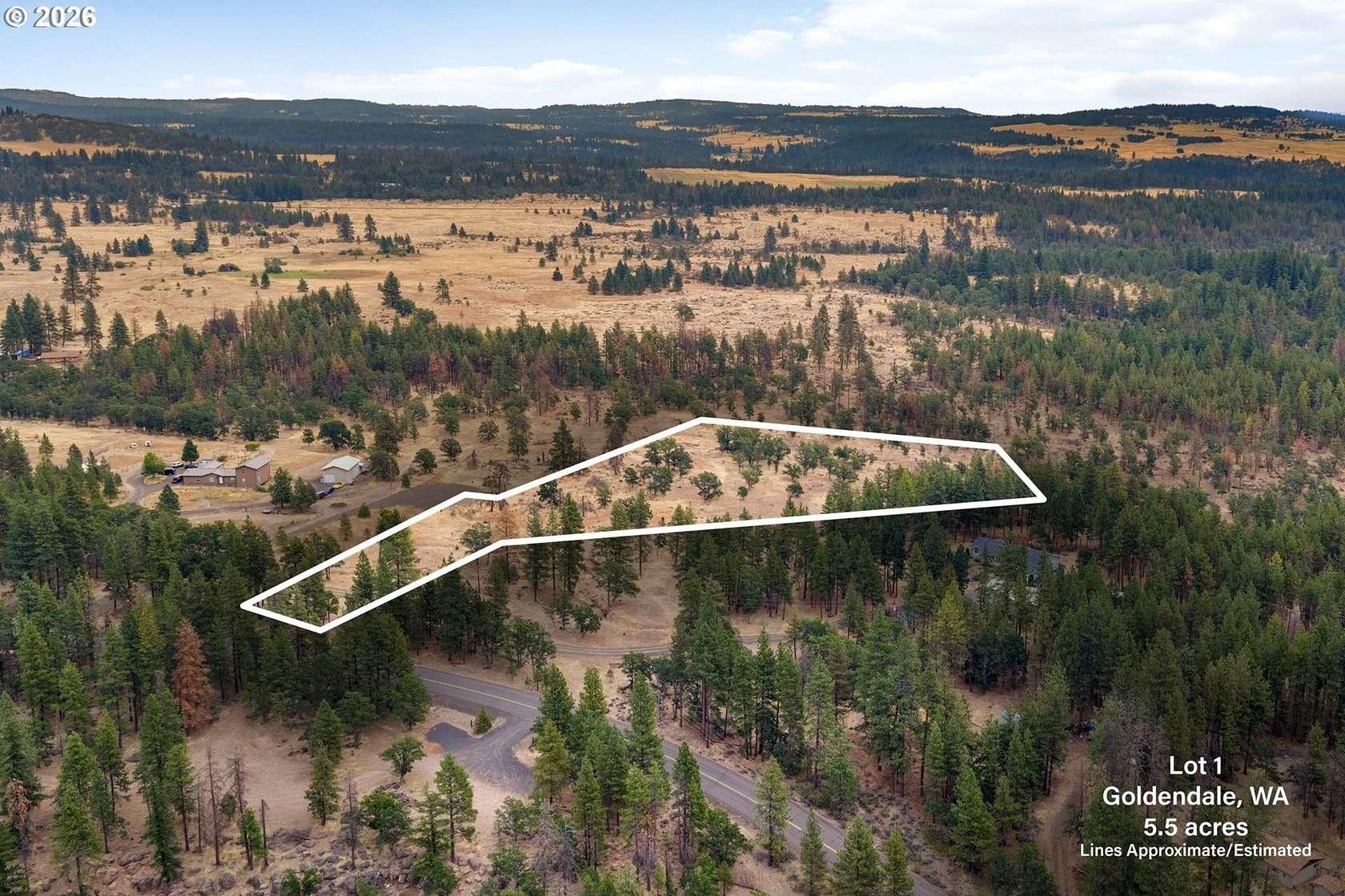 5.5 Acres of Land for Sale in Goldendale, Washington
