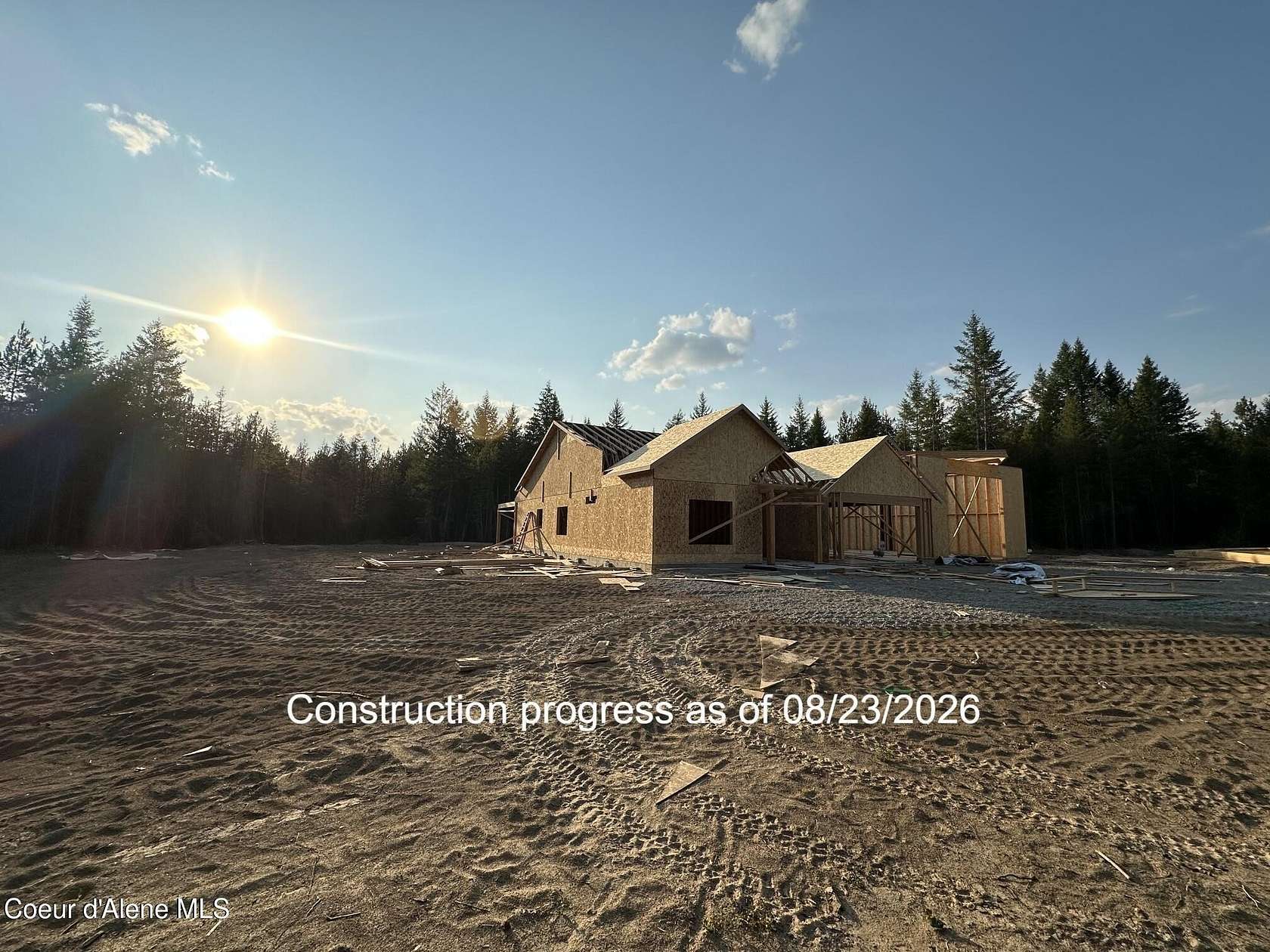5 Acres of Land with Home for Sale in Spirit Lake, Idaho