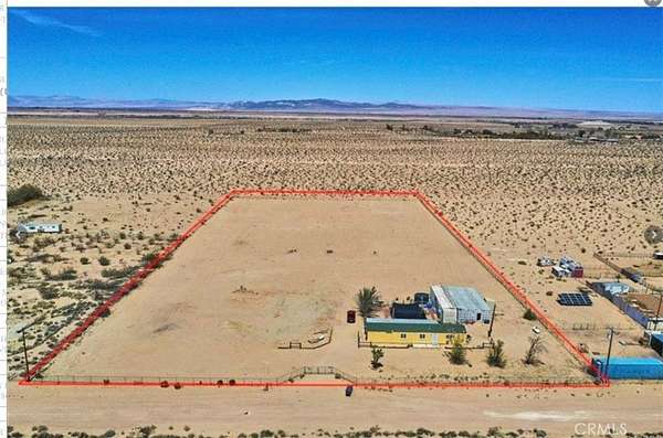 4.8 Acres of Land with Home for Sale in Newberry Springs, California