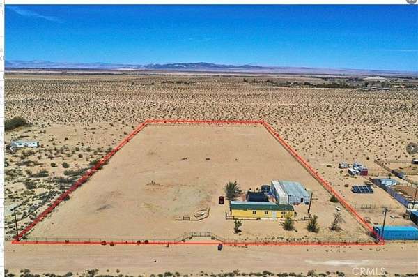 4.8 Acres of Land with Home for Sale in Newberry Springs, California