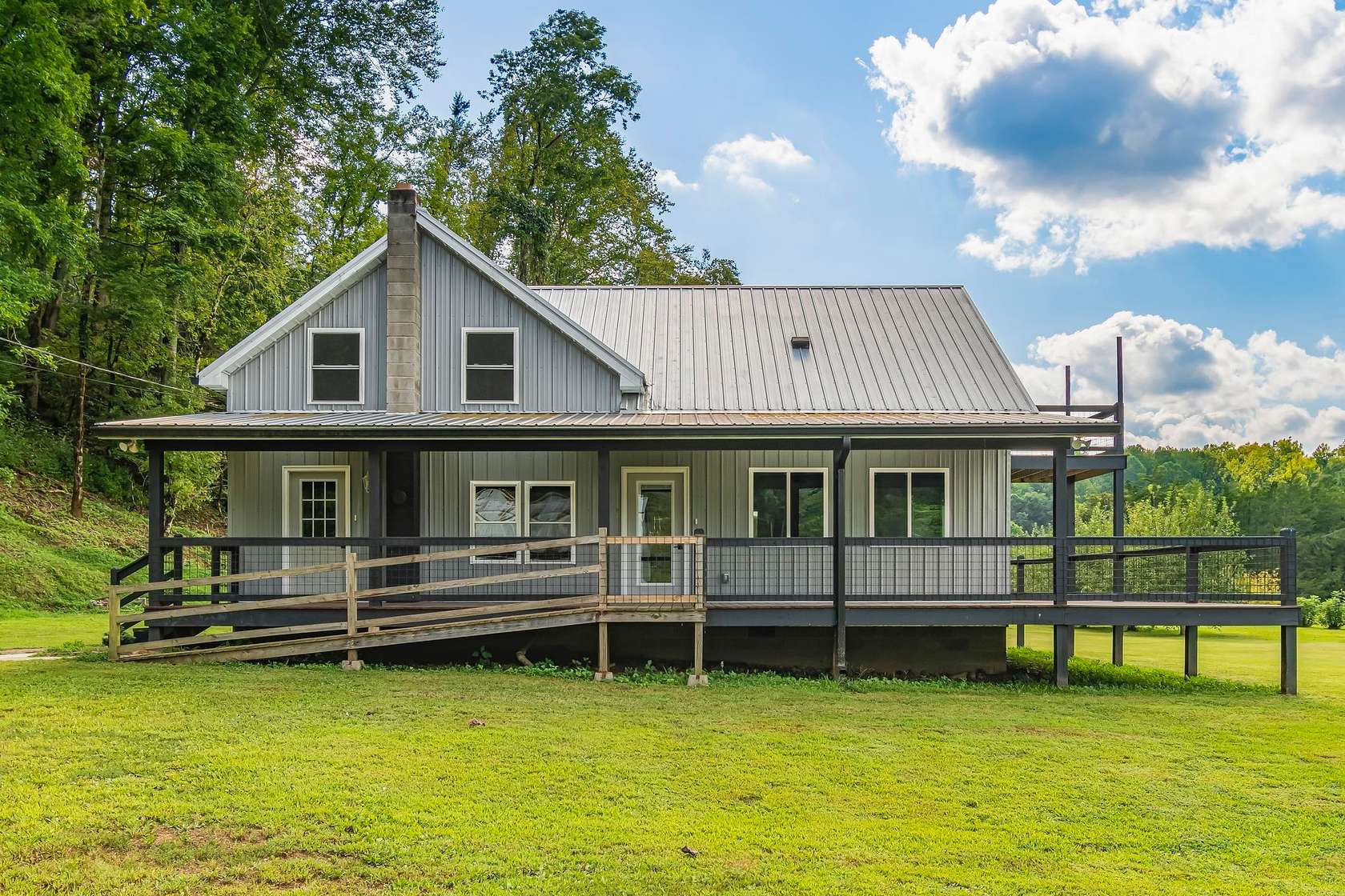 12.5 Acres of Land with Home for Sale in Pleasantville, Tennessee