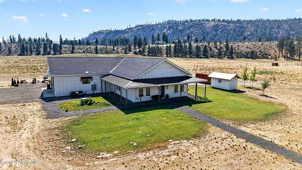 10 Acres of Land with Home for Sale in Davenport, Washington