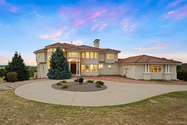 2.18 Acres of Land with Home for Sale in Castle Pines, Colorado
