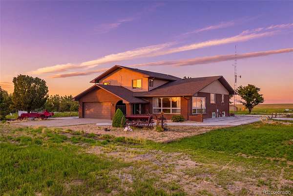 41.3 Acres of Recreational Land with Home for Sale in Fort Morgan, Colorado