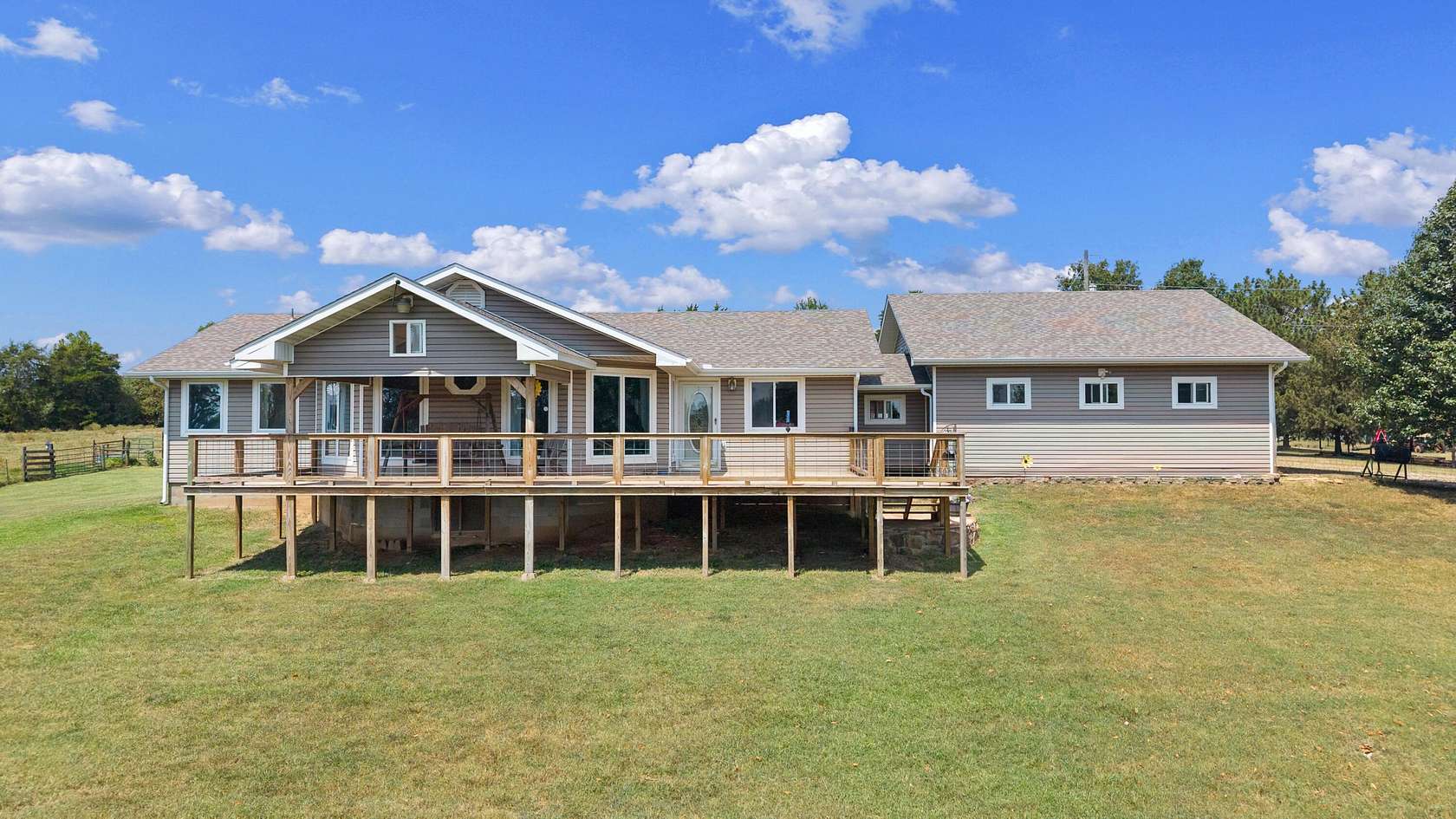 8.9 Acres of Land with Home for Sale in Seligman, Missouri