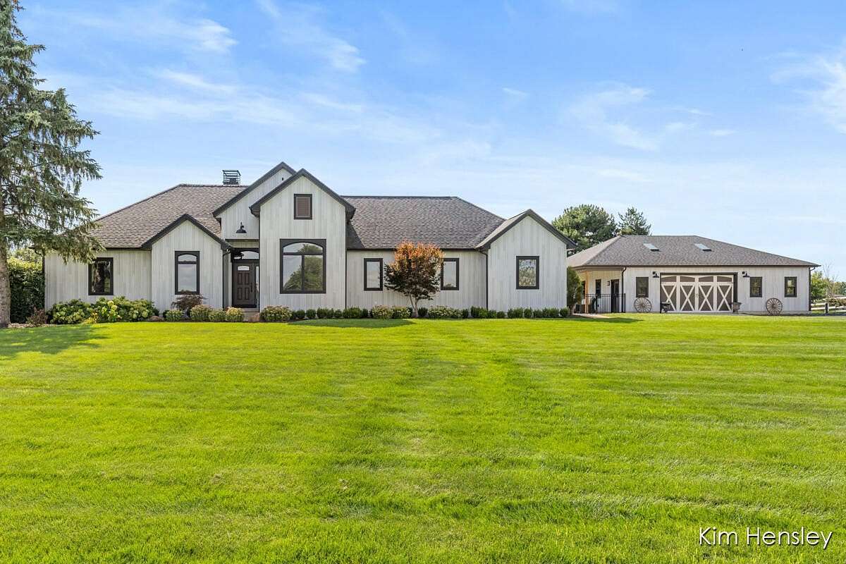 12.1 Acres of Land with Home for Sale in Caledonia, Michigan