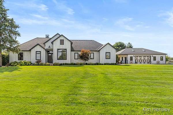 12.1 Acres of Land with Home for Sale in Caledonia, Michigan