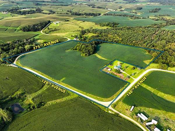 37 Acres of Land for Sale in Zwingle, Iowa