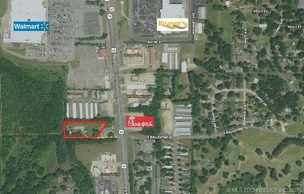 1.44 Acres of Commercial Land for Sale in Tahlequah, Oklahoma
