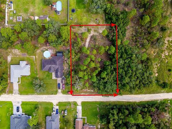 0.46 Acres of Residential Land for Sale in Weeki Wachee, Florida