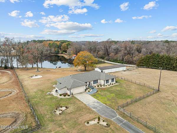 8.64 Acres of Land with Home for Sale in La Grange, North Carolina
