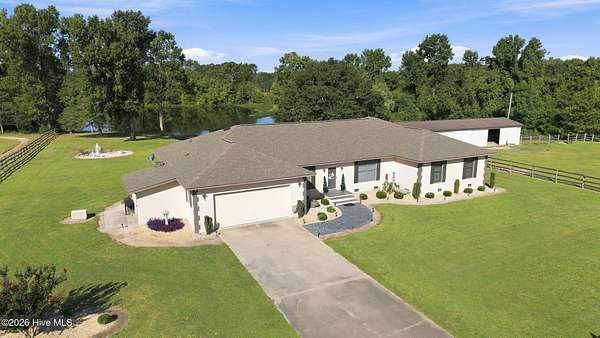 8.64 Acres of Land with Home for Sale in La Grange, North Carolina