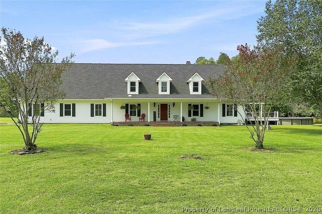43.5 Acres of Recreational Land with Home for Sale in Linden, North Carolina