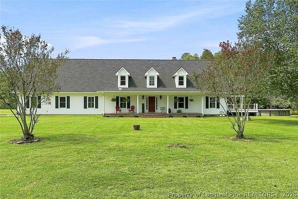 43.5 Acres of Recreational Land with Home for Sale in Linden, North Carolina