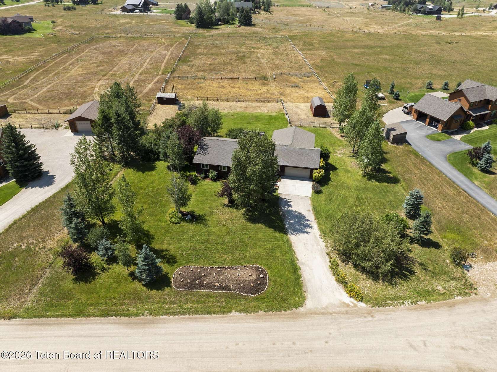 2.5 Acres of Land with Home for Sale in Victor, Idaho
