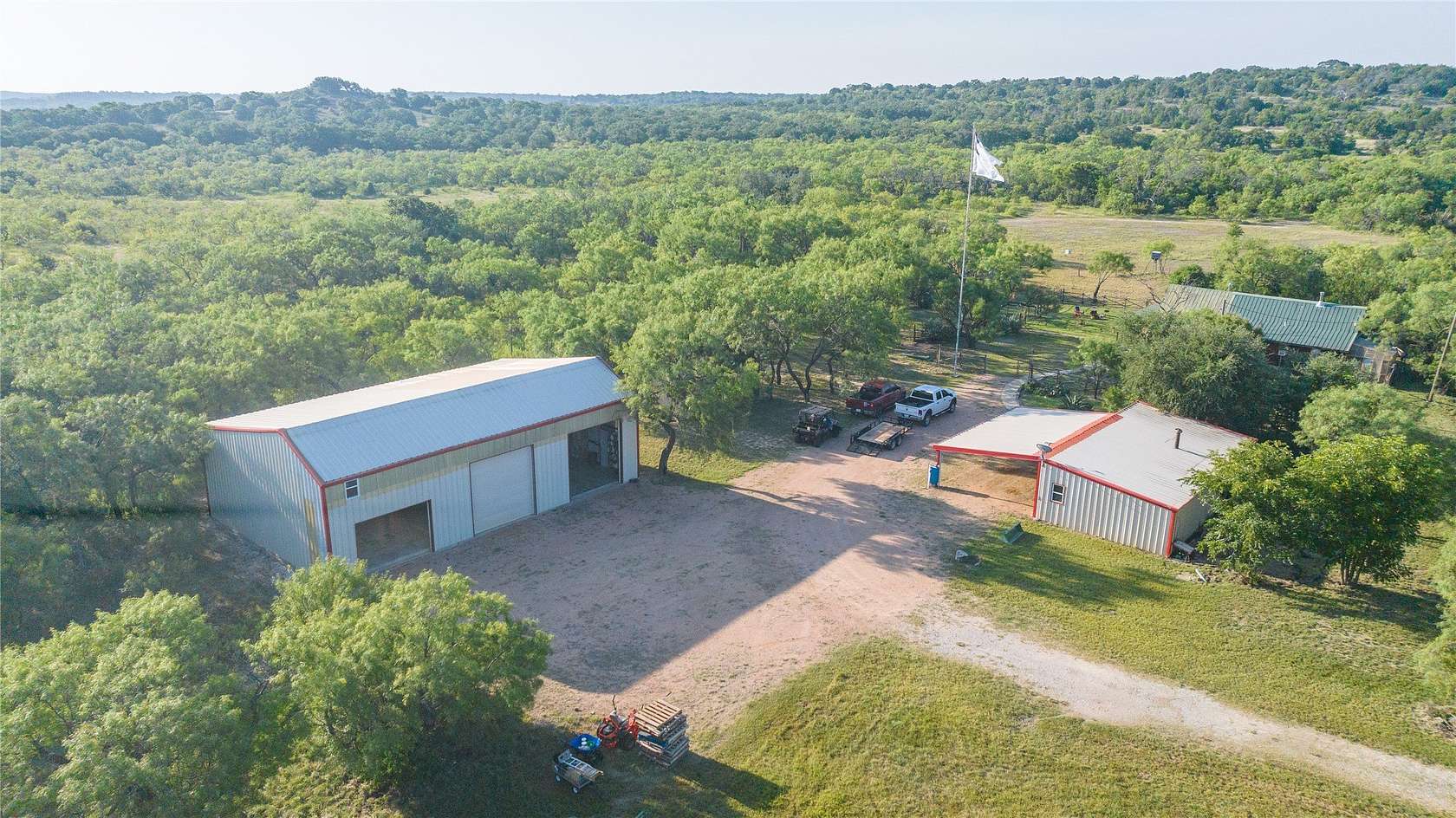 149 Acres of Land with Home for Sale in Talpa, Texas