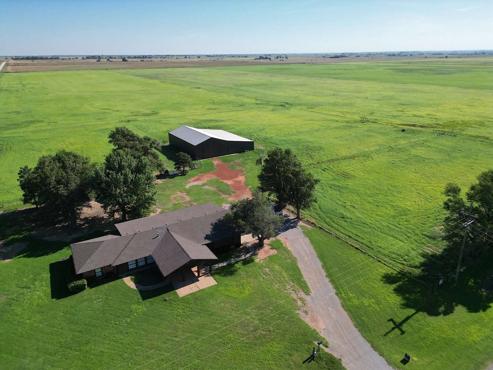 75 Acres of Agricultural Land with Home for Sale in Loyal, Oklahoma