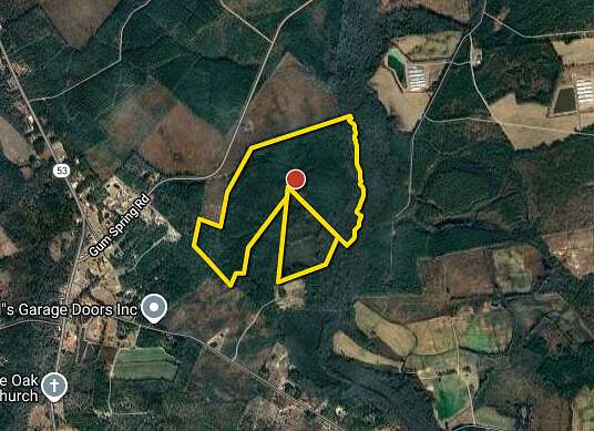 192 Acres of Recreational Land for Sale in White Oak, North Carolina