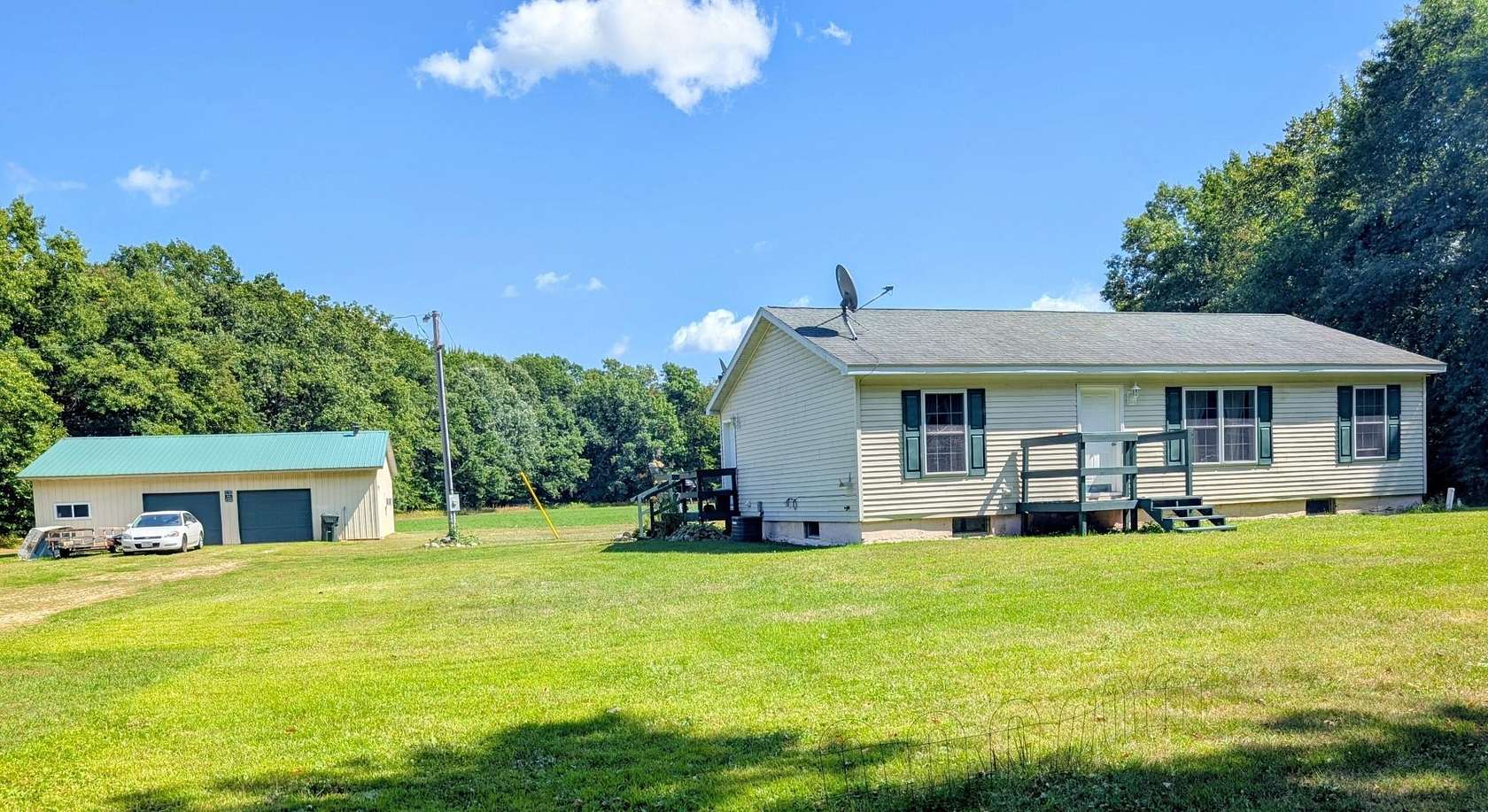 20 Acres of Recreational Land with Home for Sale in Browerville, Minnesota