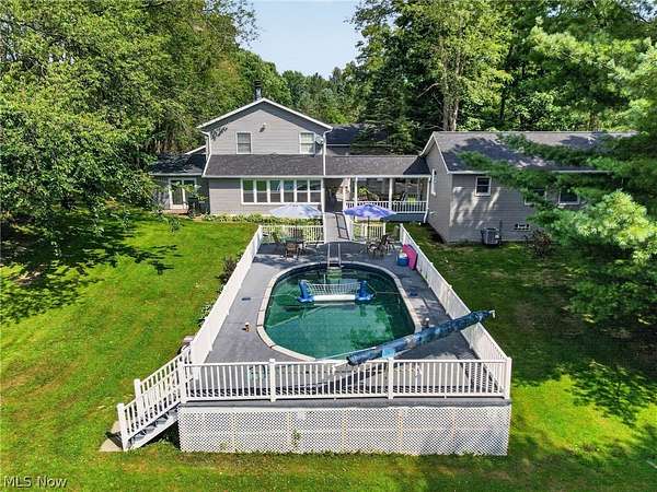 7.34 Acres of Land with Home for Sale in Newbury Township, Ohio