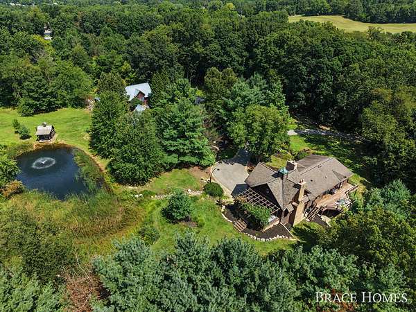 3 Acres of Land with Home for Sale in Ada, Michigan