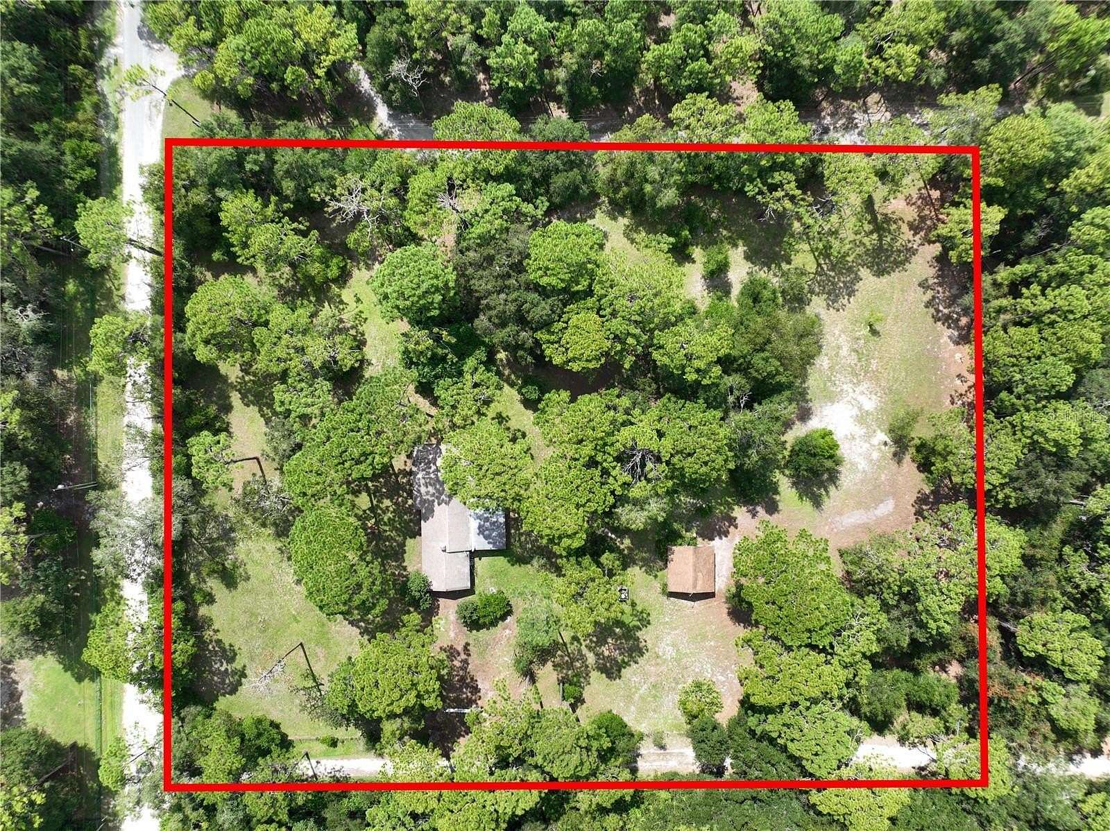 3.3 Acres of Land with Home for Sale in Brooksville, Florida