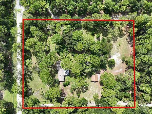 3.3 Acres of Land with Home for Sale in Brooksville, Florida