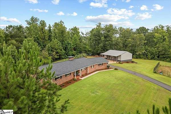 24.3 Acres of Recreational Land with Home for Sale in Easley, South Carolina