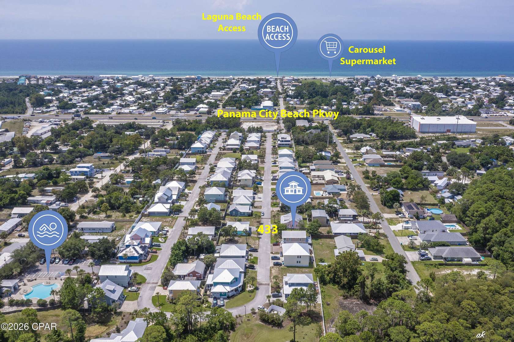 0.07 Acres of Land for Sale in Panama City Beach, Florida