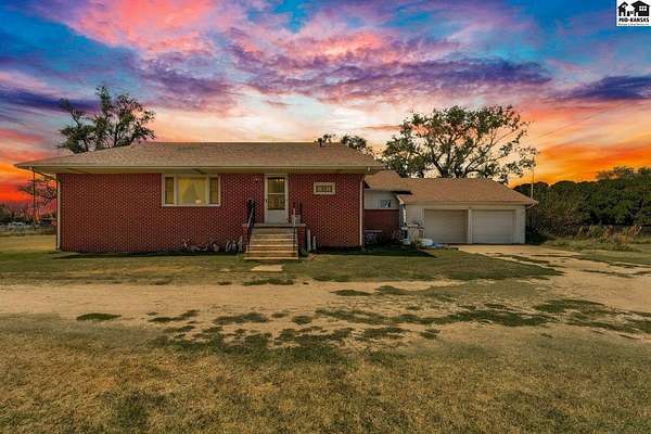 5 Acres of Land with Home for Sale in Nickerson, Kansas