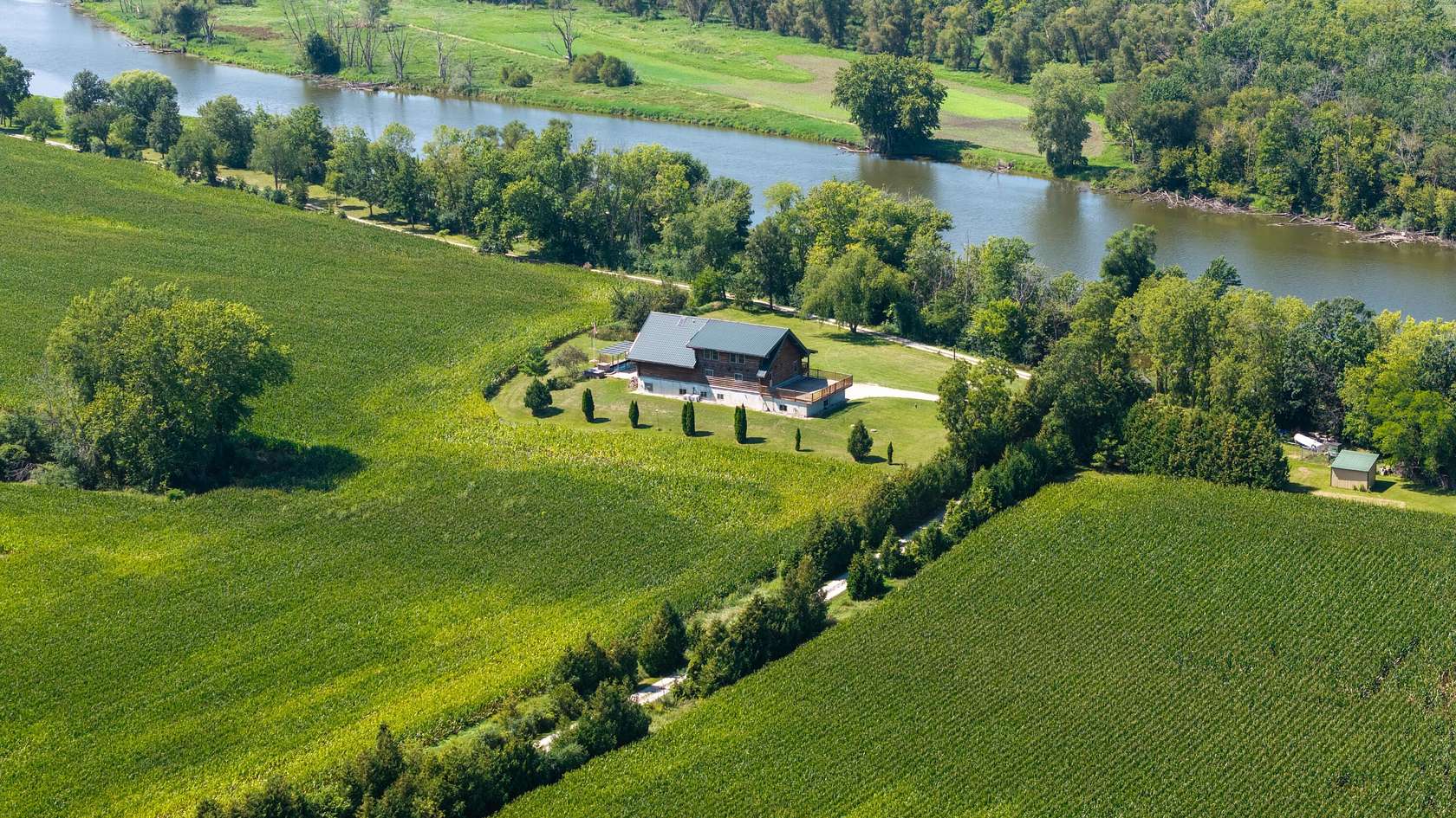 51.5 Acres of Land with Home for Sale in Watertown, Wisconsin