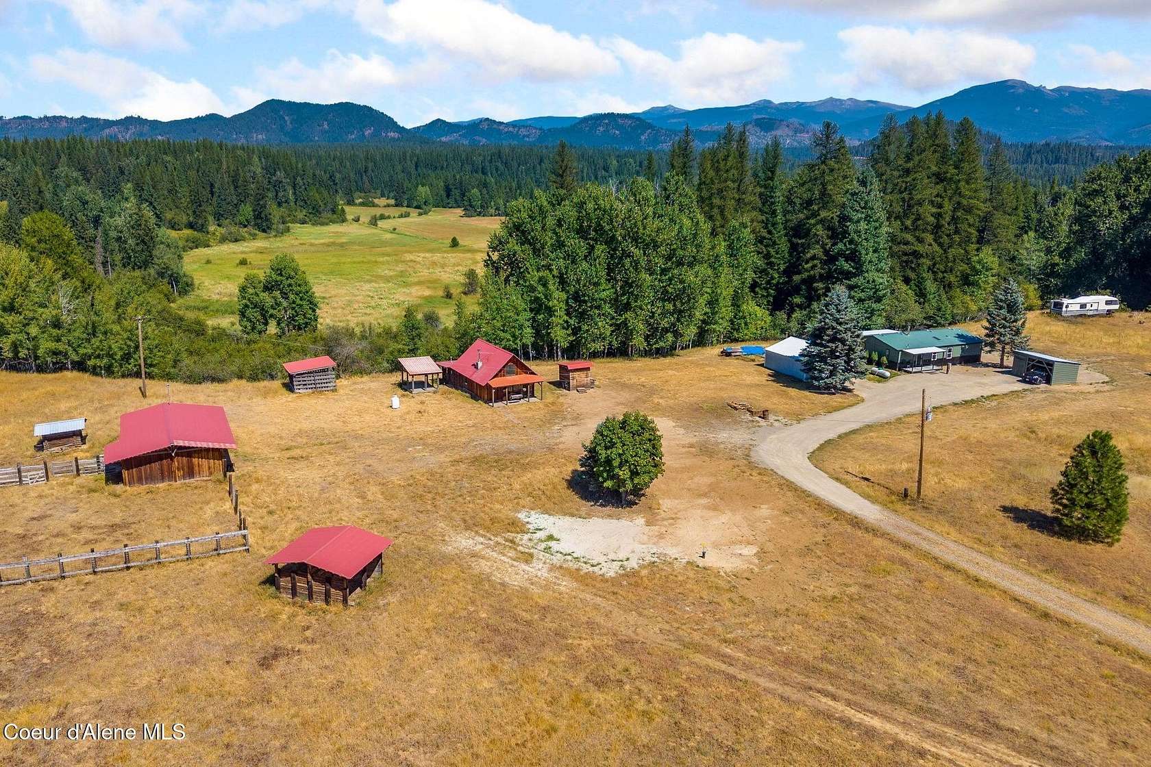 17 Acres of Land with Home for Sale in Priest River, Idaho