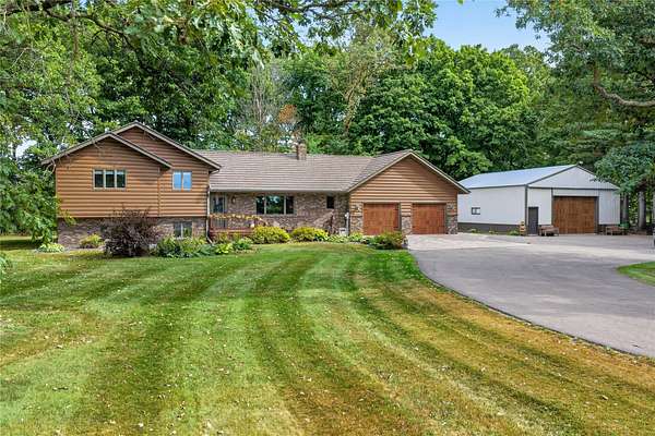 39.4 Acres of Land with Home for Sale in Rice Lake, Wisconsin