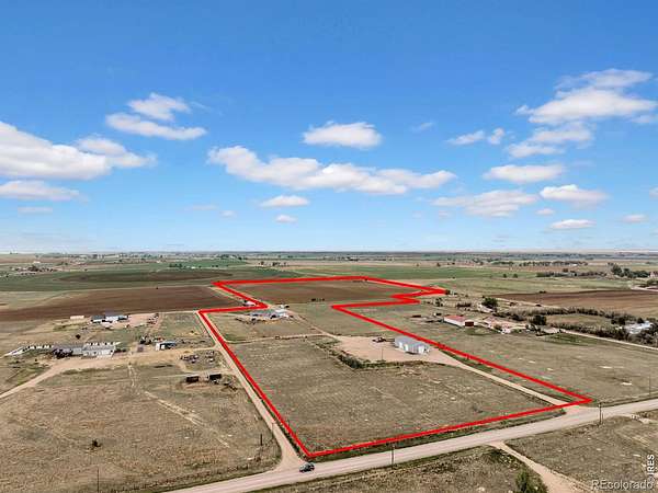47 Acres of Agricultural Land with Home for Sale in Gill, Colorado
