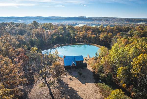 47 Acres of Recreational Land with Home for Sale in Steelville, Missouri