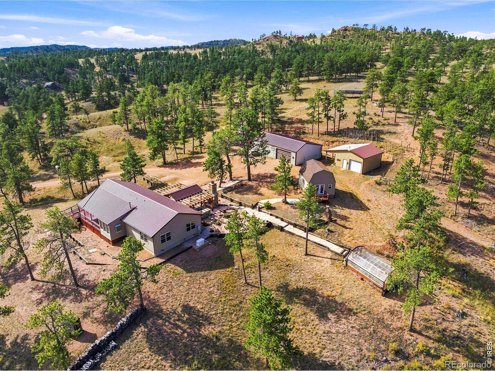 40 Acres of Land with Home for Sale in Livermore, Colorado