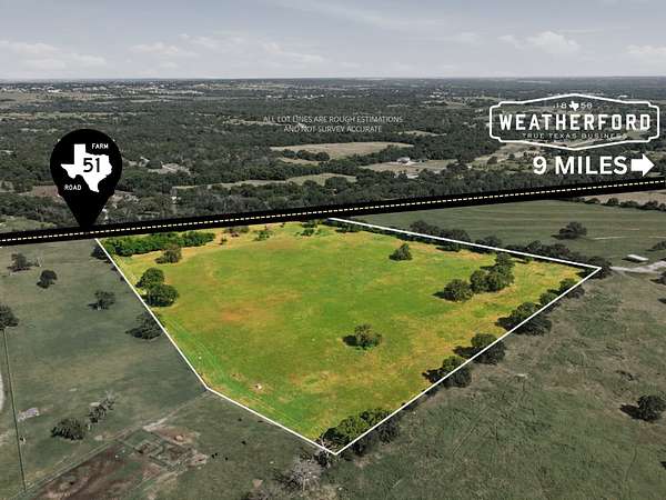 16.4 Acres of Land for Sale in Weatherford, Texas
