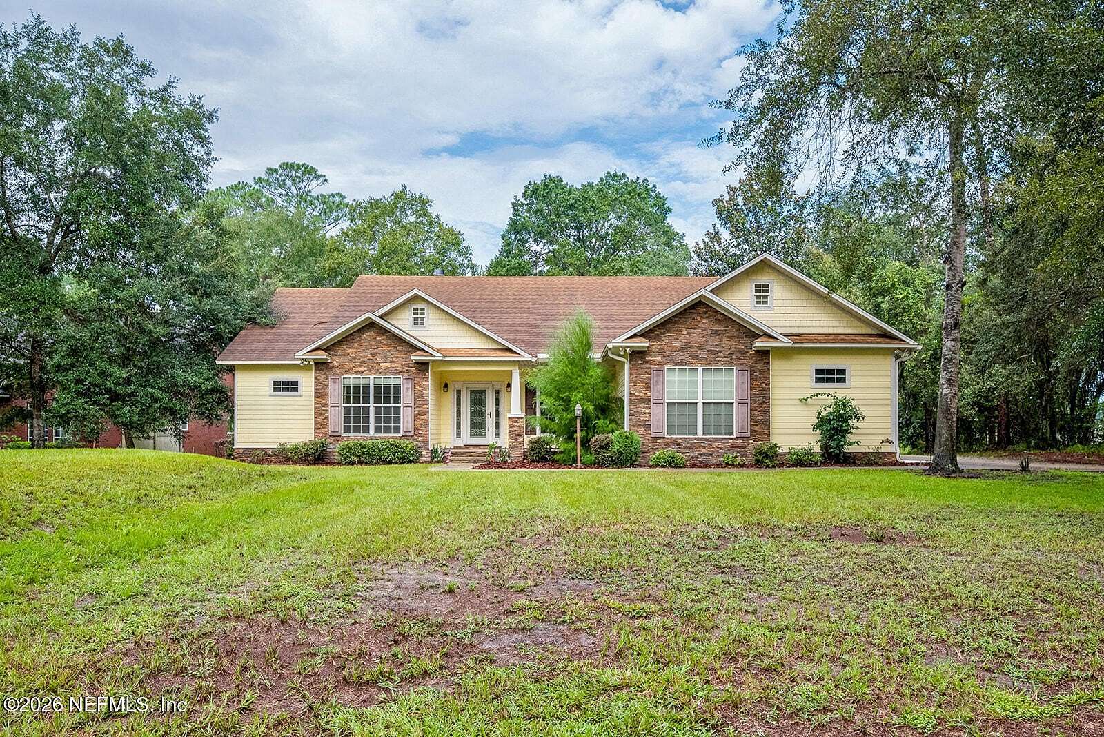 1.6 Acres of Land with Home for Sale in Starke, Florida