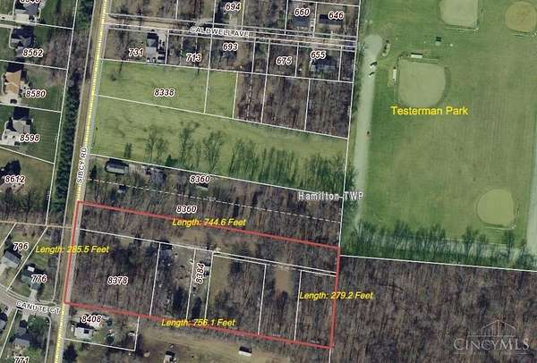 4.8 Acres of Residential Land for Sale in Hamilton Township, Ohio