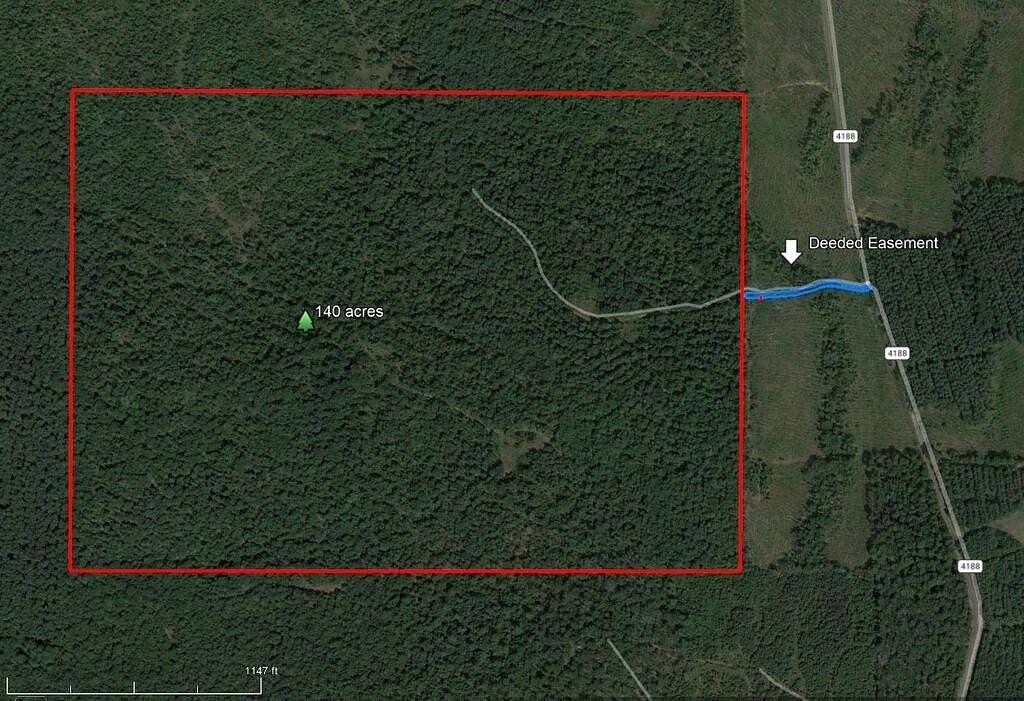 140 Acres of Recreational Land for Sale in Henderson, Texas
